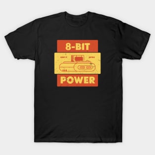 8-bit Power - Retro Gamer T-Shirt